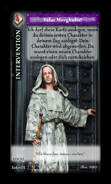 Valar Morghulis! Valar Morghulis!