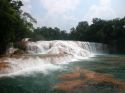 Wasserflle im Dschungel von Yucatan