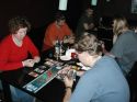 Auch diese beiden spielten zwei Partien gegeneinander. Die erste verlor Engelchen 0 : 1, gewann aber die zweite mit 3 : 0 .
Im Hintergrund: Mr. Ed und Sleepy.
Ganz hinten: Xan. Auch diese beiden spielten zwei Partien gegeneinander. Die erste verlor Engelchen 0 : 1, gewann aber die zweite mit 3 : 0 .
Im Hintergrund: Mr. Ed und Sleepy.
Ganz hinten: Xan.